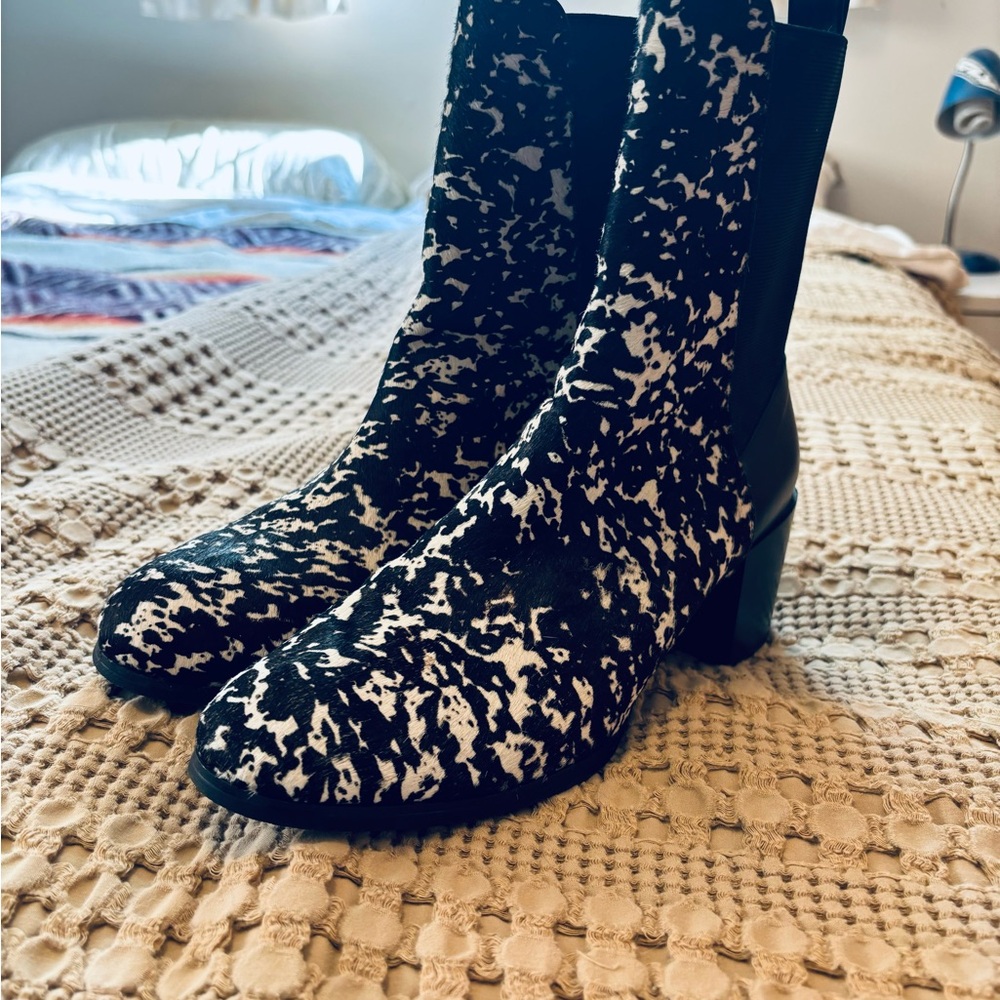 Cowhide Chelsea Boots